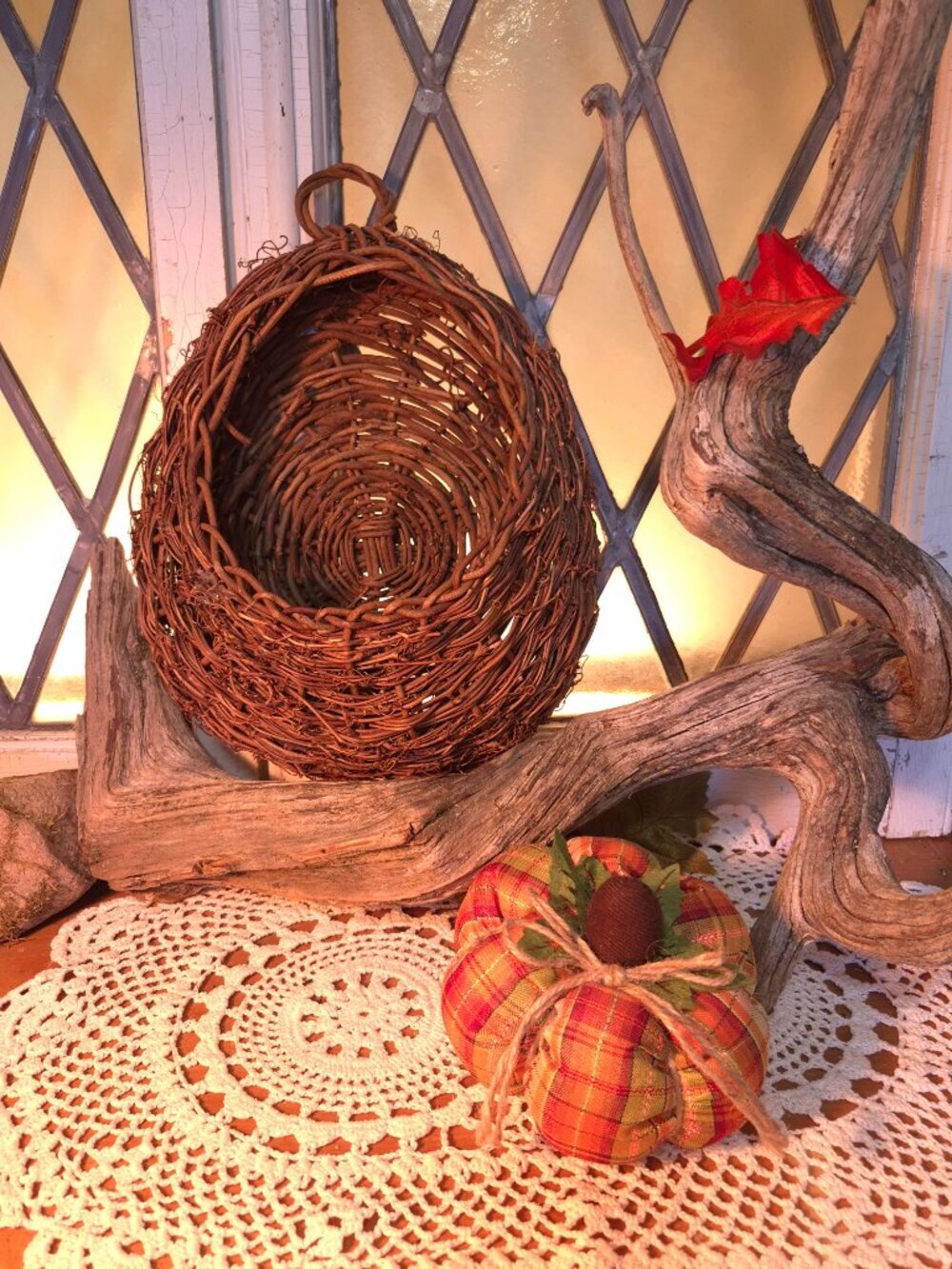 Hearth Happenings π π§ββοΈ Oval Woven Vine Basket Wall Decor - Picture 5 of 11